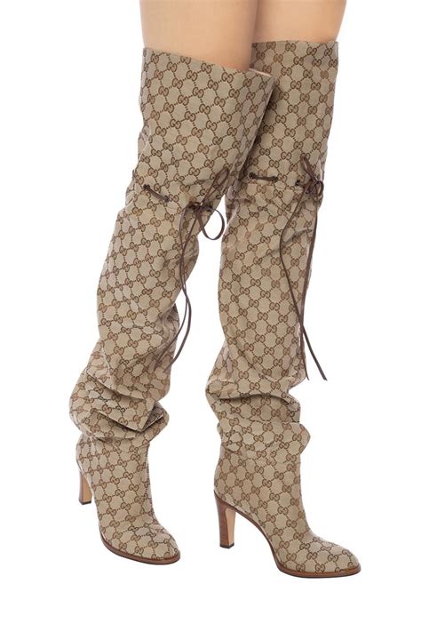 gucci boots women swuede|Gucci boots women thigh high.